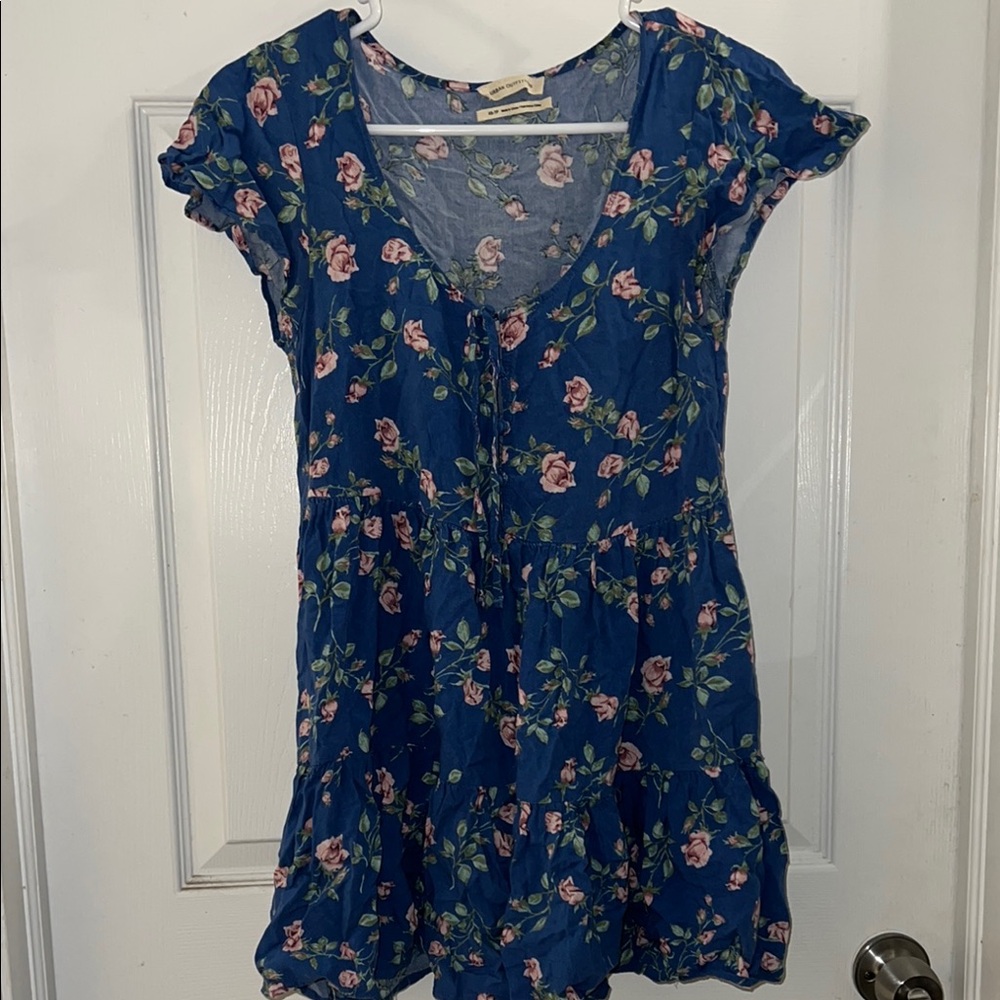 Floral Blue Women's Top